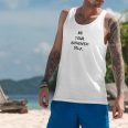 Motivational Men's White tank top