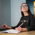Bitcoin Crypto’us - Womens Black Crop Sweatshirt