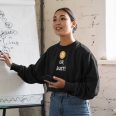Bitcoin Or Bust – Women's Black Crop Sweatshirt