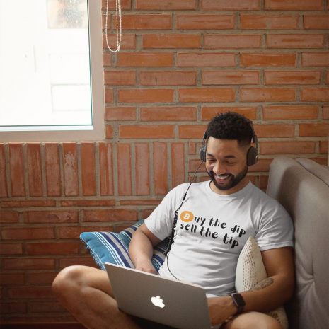 Buy The Dip Sell The Tip Unisex White T-Shirt Male Buy The Dip Sell The Tip Unisex White T-Shirt Male