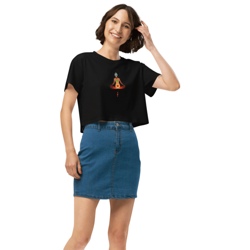 Chakra - Women’s crop top 1 - Inspiring, Mindset