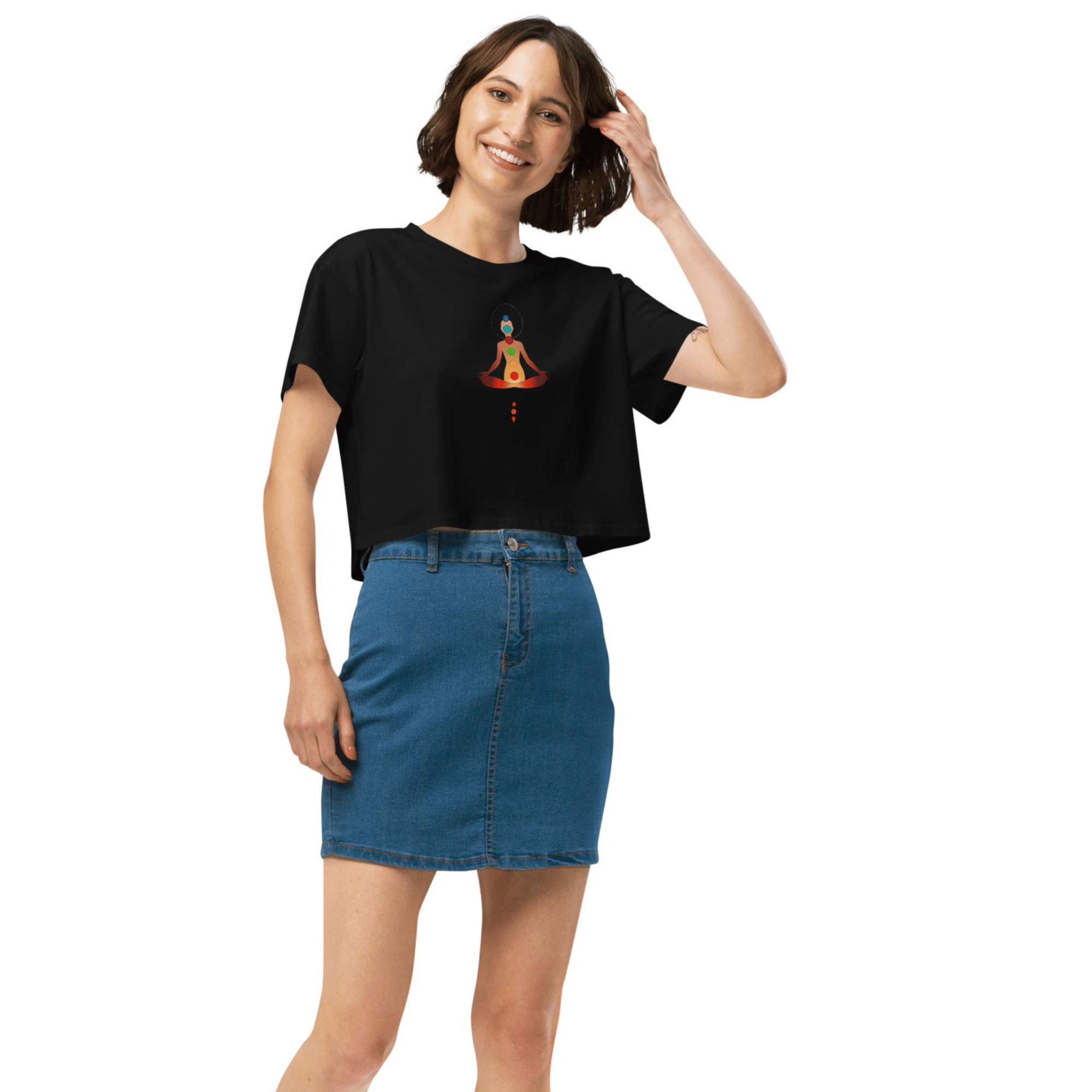 Chakra - Women’s crop top 1 - Inspiring, Mindset