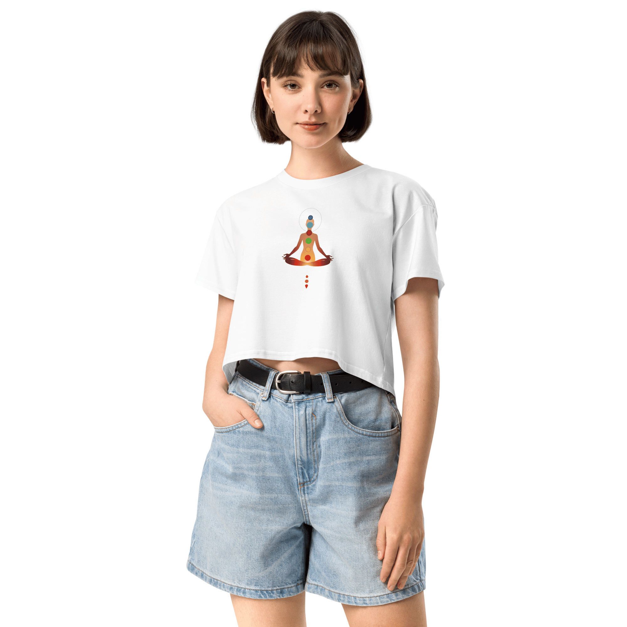 Chakra - Women’s crop top 1 - Inspiring, Mindset