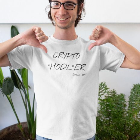 Crypto Hodler Unisex White T-shirt Crypto Hodler Unisex White T-shirt