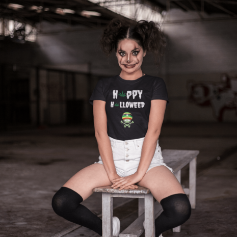 unisex t-shirt happy halloweed rasta halloween shirt