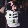 Happy Halloweed Zombie Unisex White T-shirt