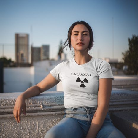 Hazardous Unisex White T-shirt Hazardous Unisex White T-shirt