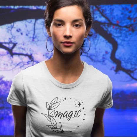 Magic Unisex White T-shirt Magic Unisex White T-shirt