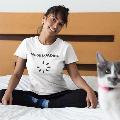 Mood Loading Unisex White T-shirt Mood Loading Unisex White T-shirt
