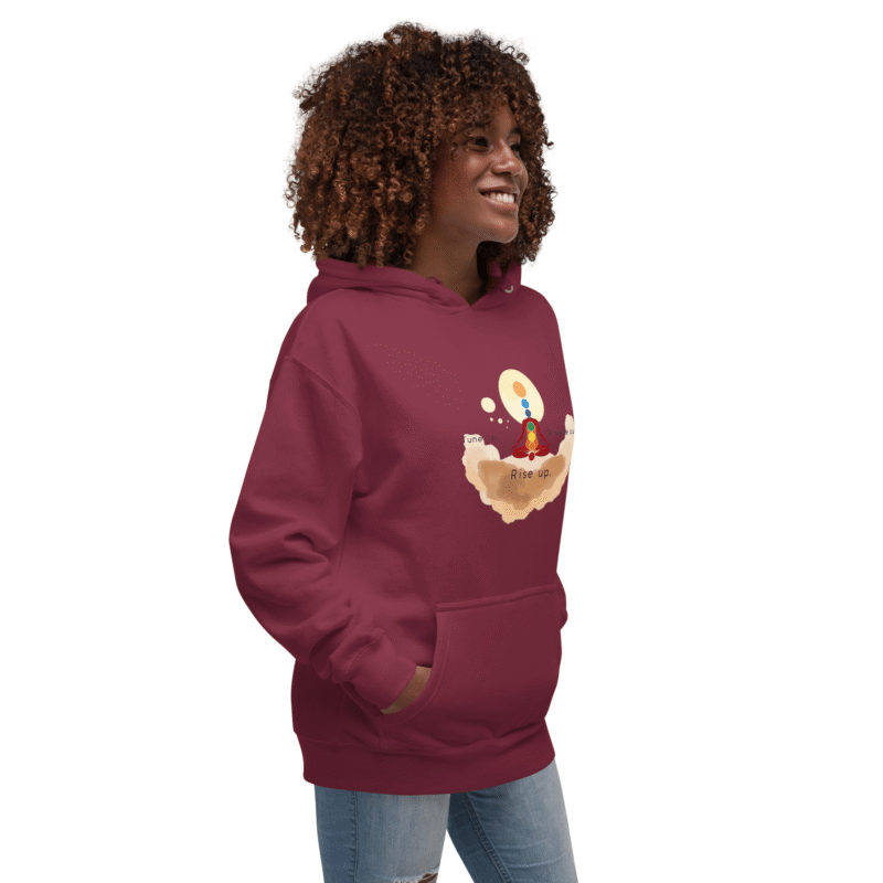 Rise Up Affirmations - Unisex Hoodie 2 - Inspiring, Mindset