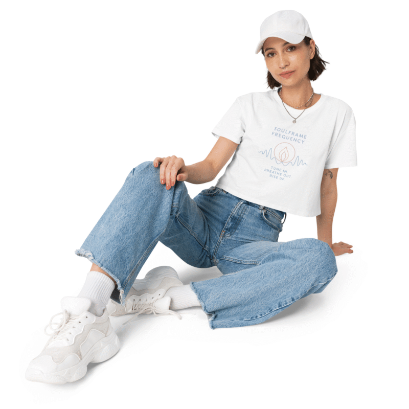 Soulframe – Women’s Crop Top (White)