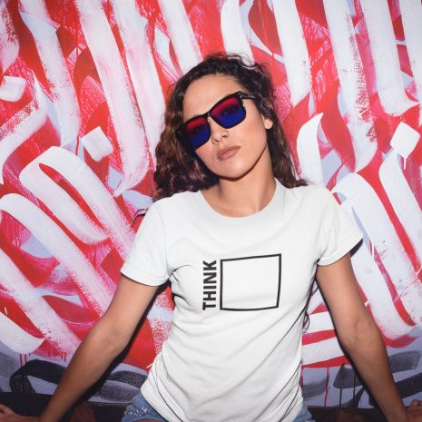 Think Outside The Box- Unisex White T-shirt Think Outside The Box- Unisex White T-shirt