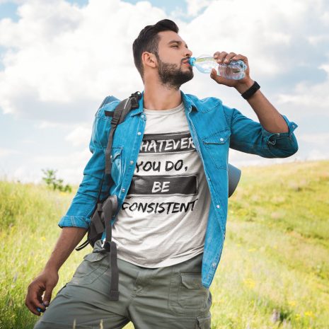 Whatever You Do Be Consistent Unisex White T-shirt Whatever You Do Be Consistent Unisex White T-shirt