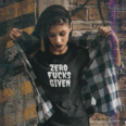 Zero fcks given - Unisex T-shirt