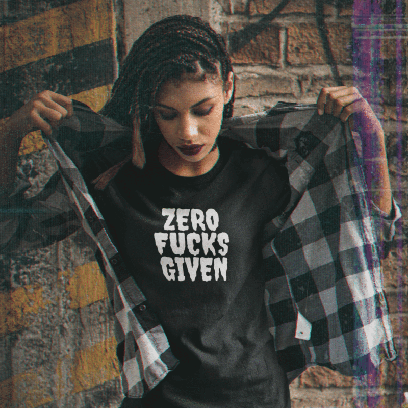 Zero fcks given - Unisex T-shirt
