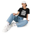 Zero fucks given - Women's Crop Top (Black)