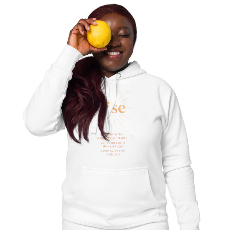 Rise Affirmations - Unisex Hoodie 1 - Inspiring, Mindset