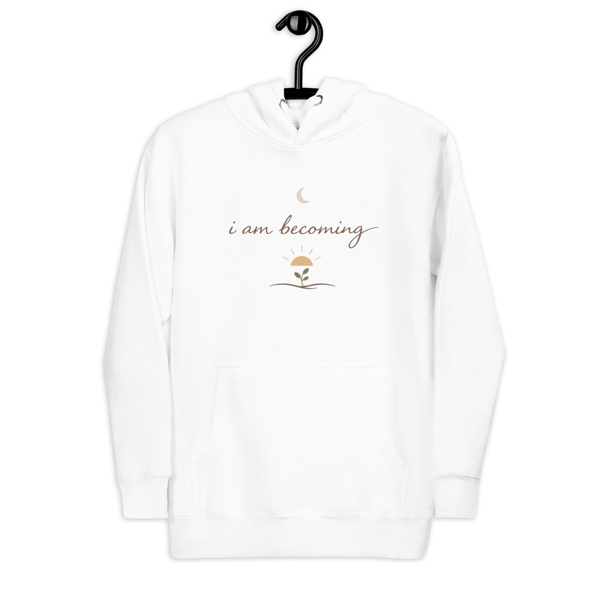 I Am Becoming - Unisex Hoodie 1 - Inspiring, Mindset - Image 6