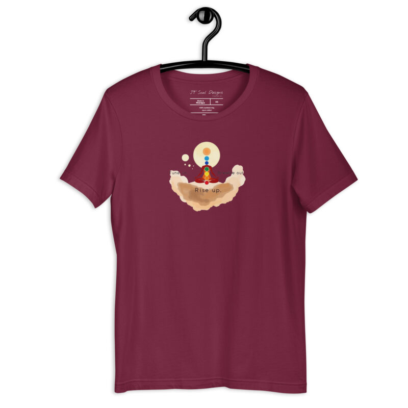Rise Up Affirmations - Unisex Tshirt 2 - Inspiring, Mindset