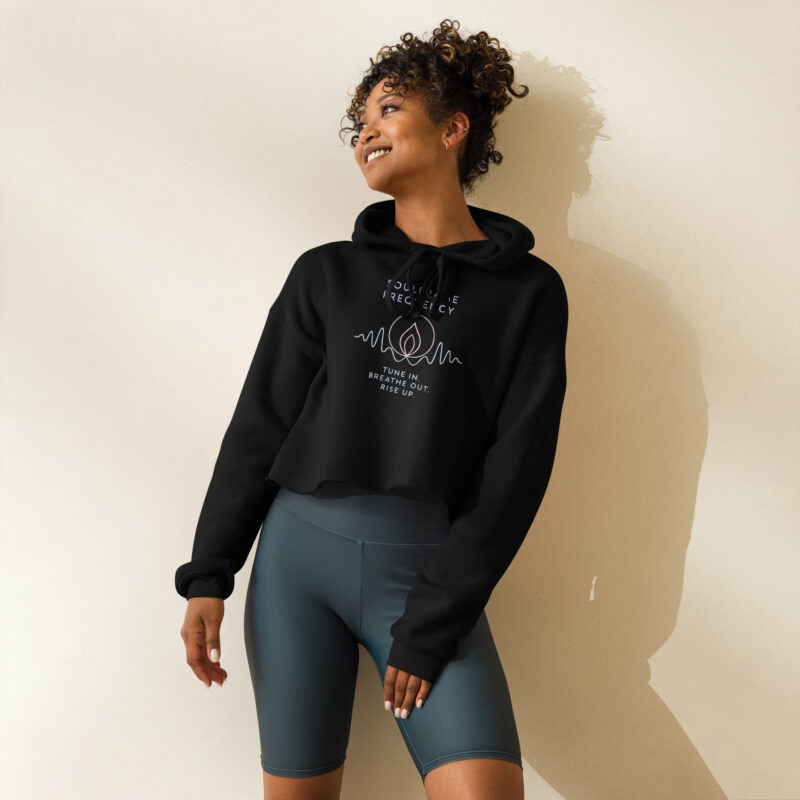 Soulframe Frequency - Crop Hoodie 1 - Inspiring, Mindset
