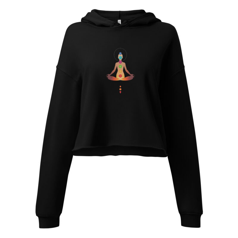 Chakra - Crop Hoodie 1 - Inspiring, Mindset