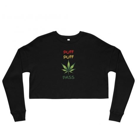 womens-cropped-sweatshirt-black-front-611dfd81bd710.jpg Puff Puff Pass
