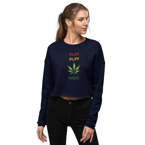 puff puff pass weed marijuana leaf womens black crop sweatshirt puff puff pass weed marijuana leaf womens black crop sweatshirt